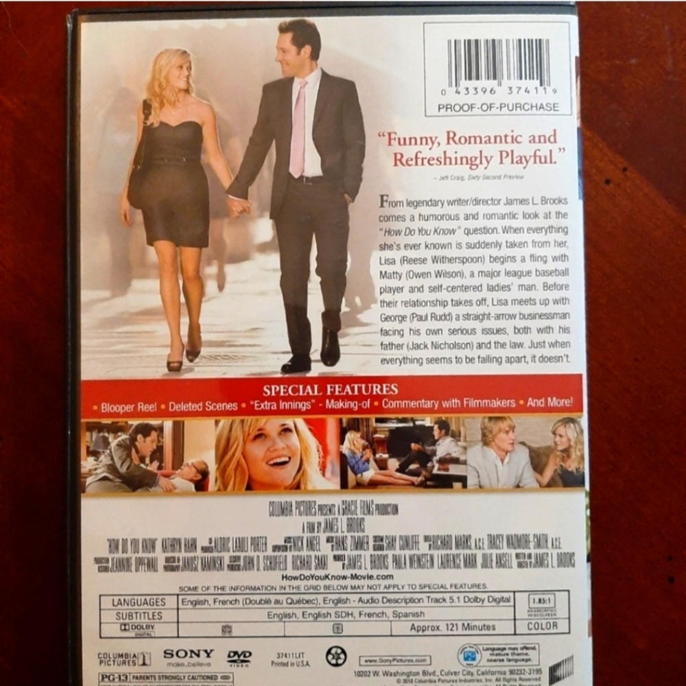 How Do You Know DVD